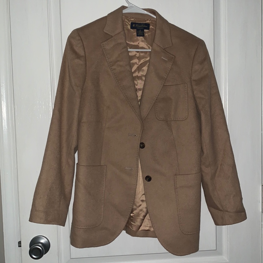 Brooks Brothers Women’s Cream Camel Hair Coat